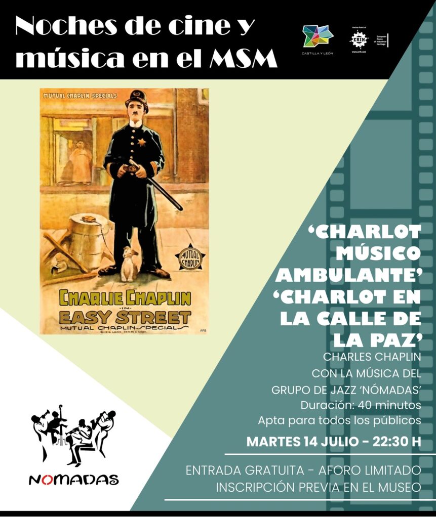 NOCHES DE CINE Y MÚSICA – CORTOS DE CHAPLIN