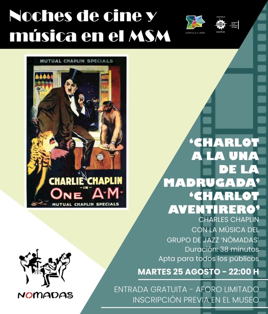 NOCHES DE CINE Y MÚSICA – CORTOS DE CHARLOT